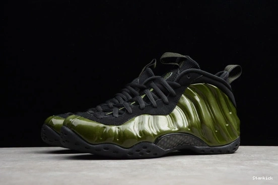 Nike Green Black Air One Legion Men Foamposite 314996-301 1023